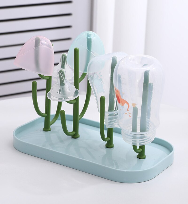 ZK45 Baby Flessen Afdruiprek Rack Baby Fles Droogrek Plank Afdruiprek Drogen Ondersteunt Houder