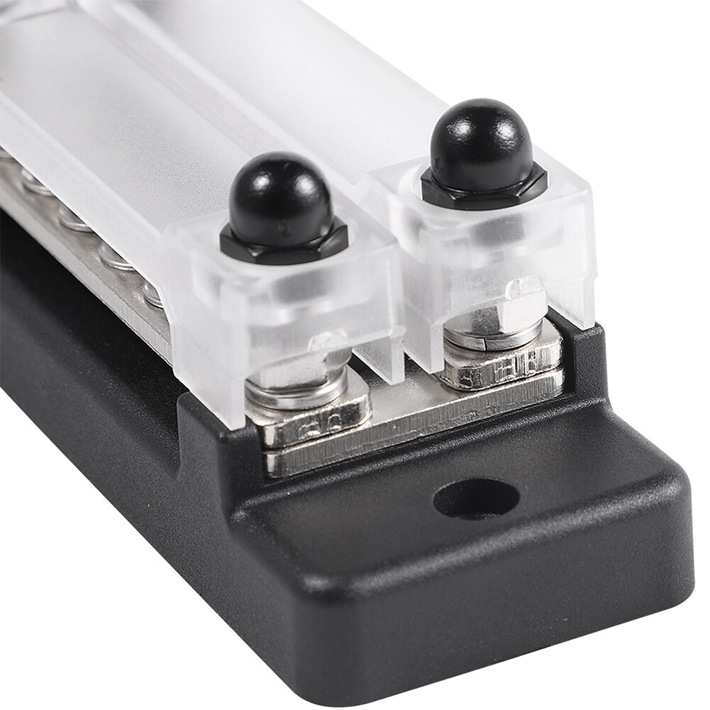 12 Terminal Bus Bar Connector Anti-Roest Duurzaam Power Distributie Transparante Blok Voor Auto Boot Caravan Rail 130A Ac/150A D
