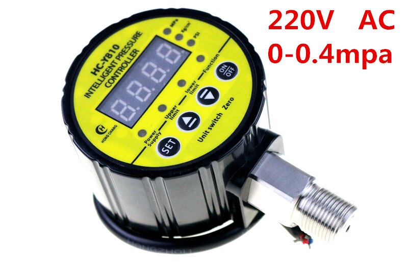 digital electronic vacuum shock resistant electrical contact negative pressure switch controller HC-Y810 220VAC 0-0.4mpa