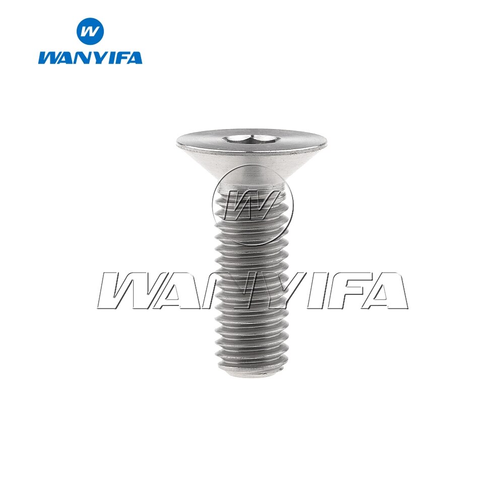 Titanium Bolt M8X15 20 25 30 35 40 45 50 60 65 80mm Countersunk Head for Bicycle Brake Cycling Motorcycle Modification Screw: M8x25mm