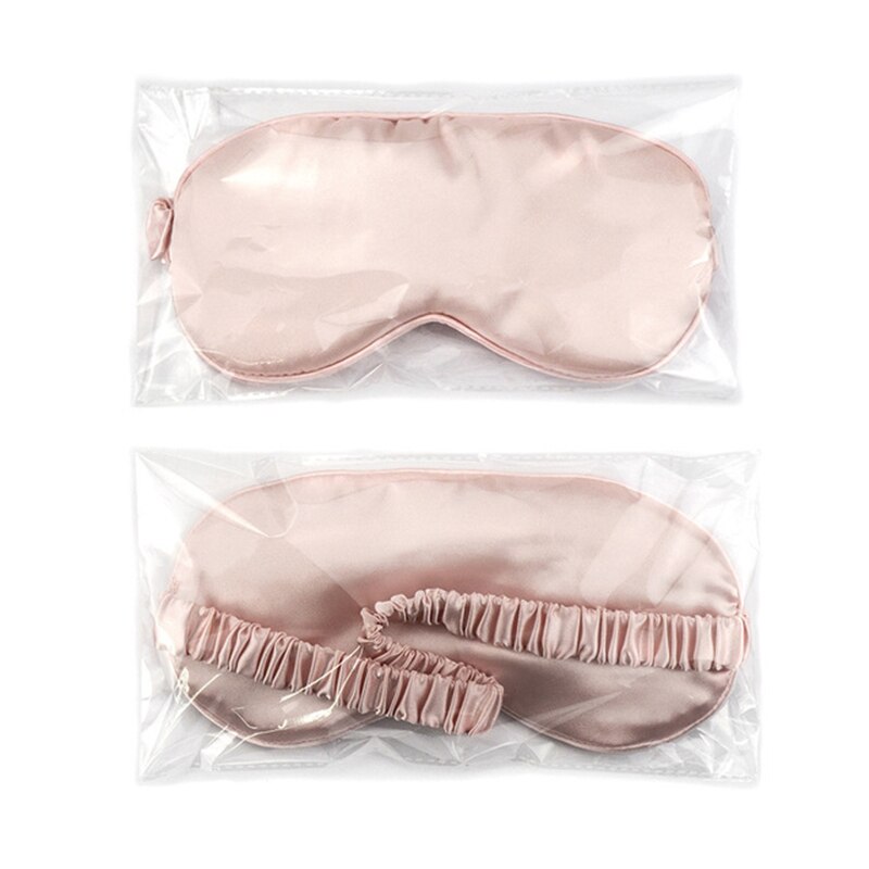 Máscara de seda para dormir 3D, mascarilla para dormir suave y Natural, parche para los ojos, para hombres y mujeres, 1 Uds.