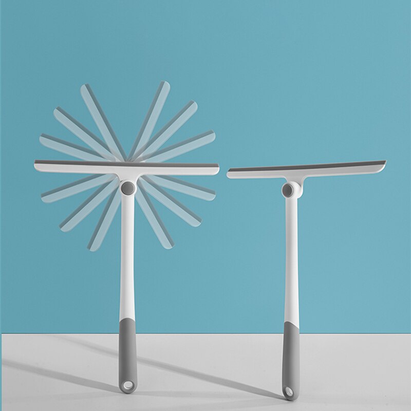 Brosse de nettoyage multifonction pour carreaux de fenêtre, racleur en Silicone, essuie-glace de sol, accessoires de cuisine et de salle de bain, ménage