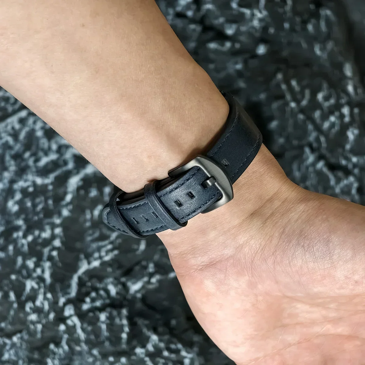 Klockarmband i kalvskinn till apple 5 se 7 klockarmband 8 kvinna 6 man 10 armband till iwatch 9 serien 49mm 44 45 46 42 40 41mm