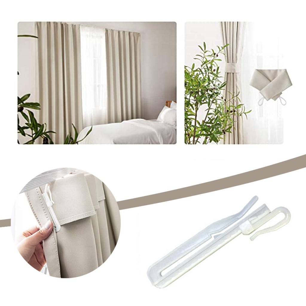 17Pcs Haak Plastic Haak Lifting Haken Top Ondersteuning Product Gordijn Aanpassing Haken Doek Plastic Haken Lifting Haken L928: Default Title