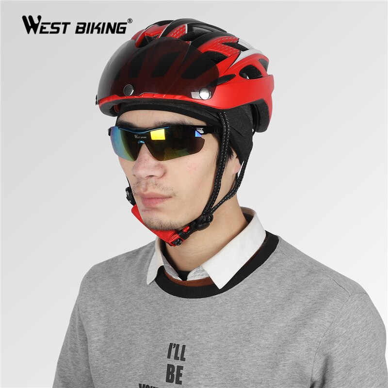 WEST BIKING-gorro de ciclismo transpirable para verano, para correr, para ciclismo de montaña o carretera, Bandana UV, sombreros para andar en bicicleta