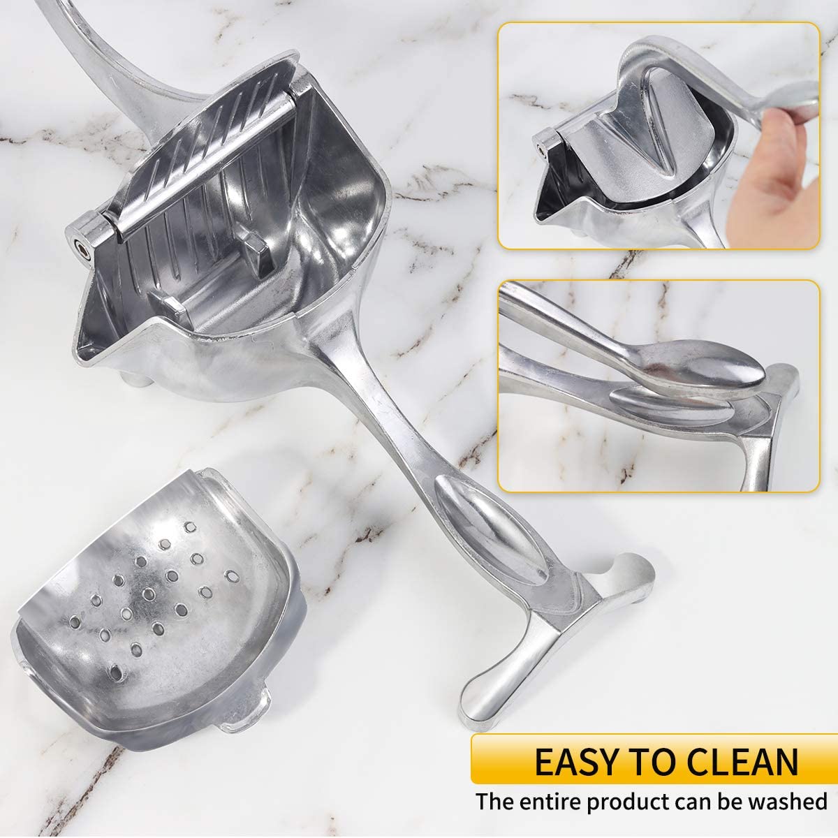 Manual Juice Squeezer Pomegranate Orange Lemon Sugar Cane Juice Kitchen Fruit Tool Aluminum Alloy Hand Pressure Juicer