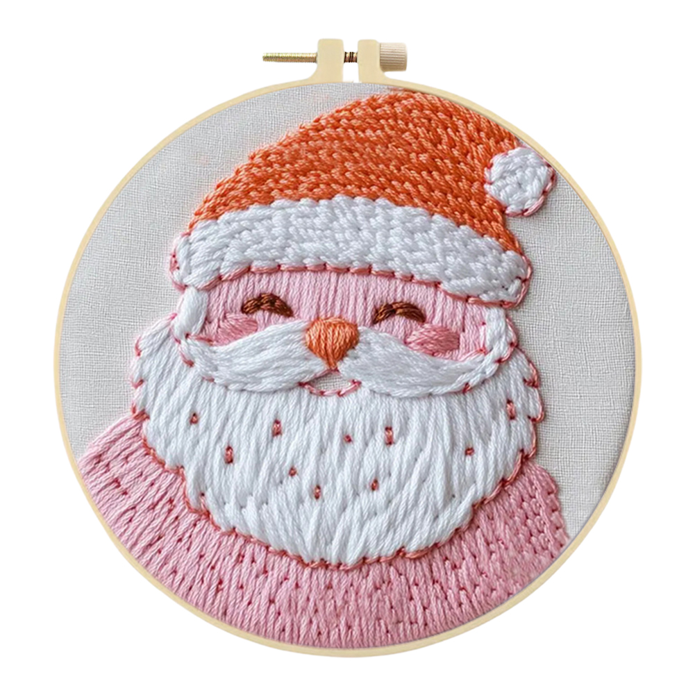 Borduursets met dierlijk gestempeld kruissteek en gekleurd draad van hoepeldoek: Marineblauw