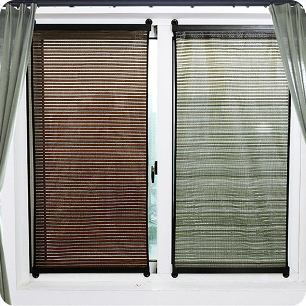 Universal Home Sunscreen roller blinds vertical curtain roll paste wall-mounted blackout curtains shades For Kitchen bathroom