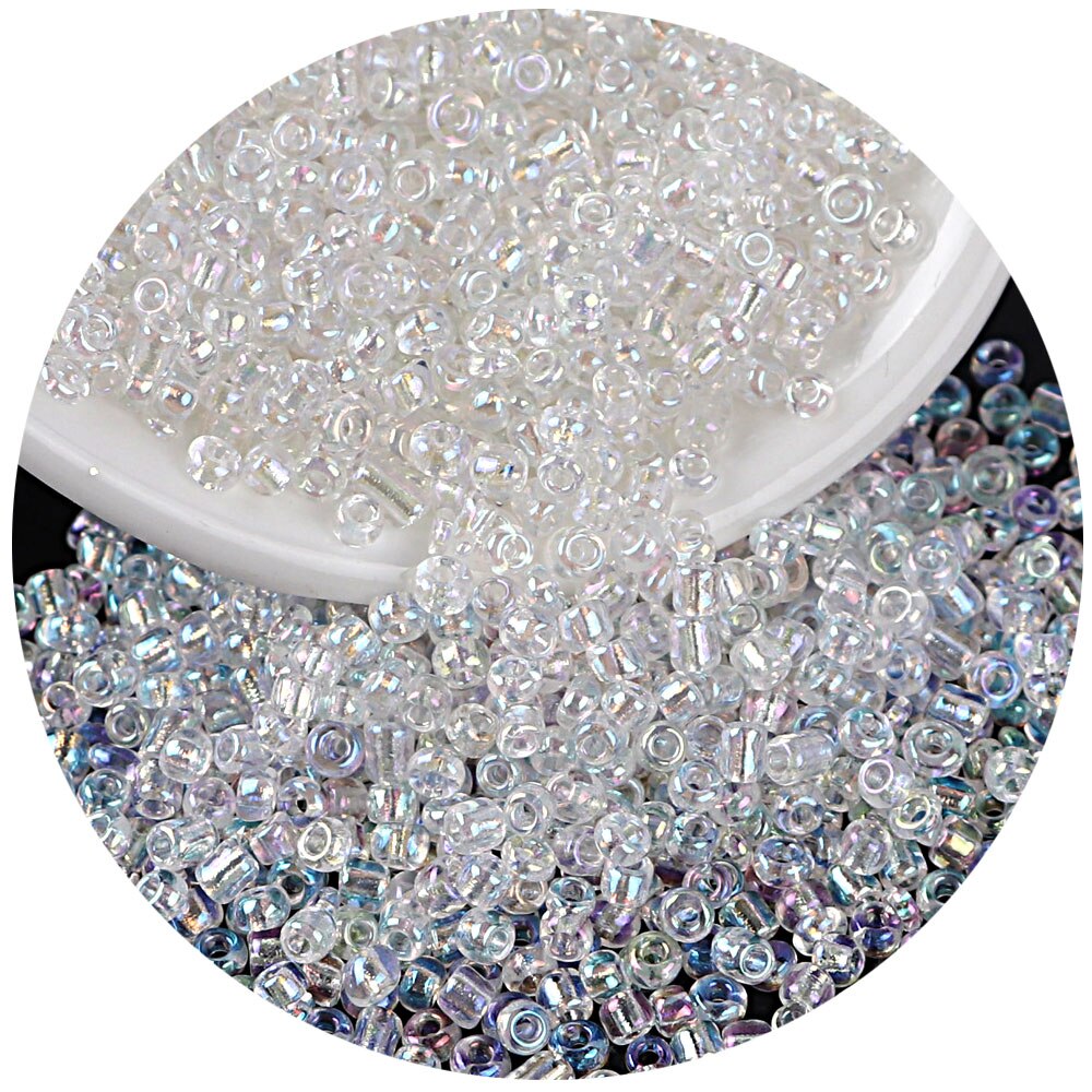 20g Mix Style White Miyuki Delica Glass Beads Sequins DIY Loose Spacer Round Beads Jewelry DIY Making Accessorie C0806: C8 20g 2mm 1000pcs