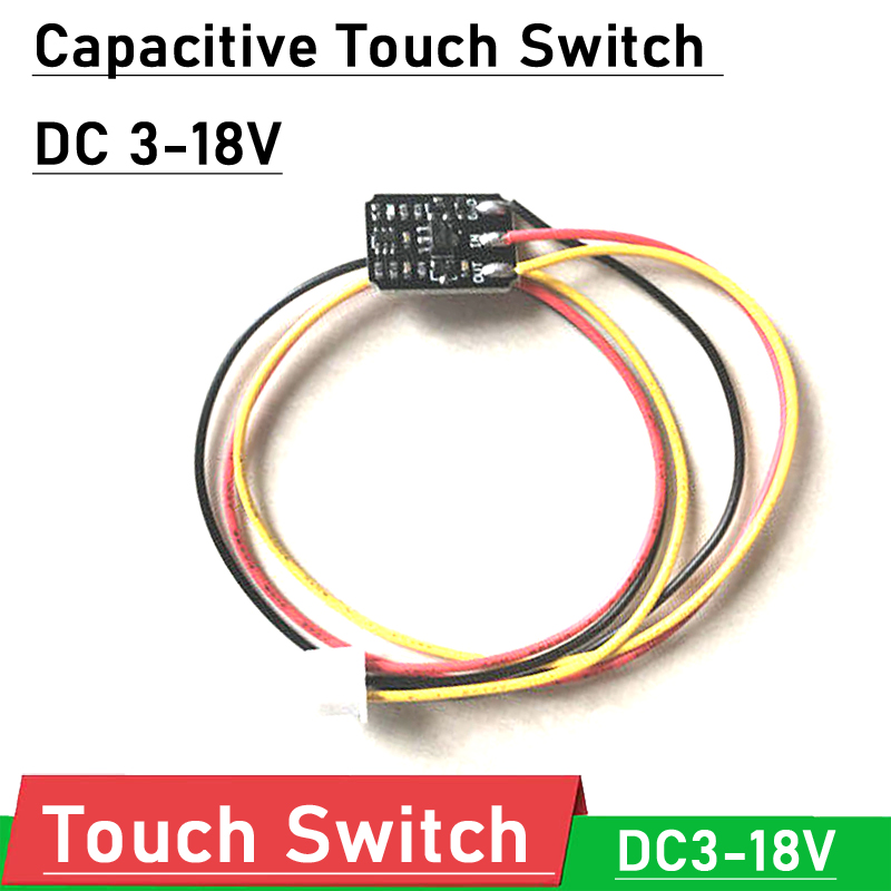 Capacitive Touch Switch DC 3V-15V 5V 12V Touch Bistable Electronic Switch Module LED Relay FOR switching power light control