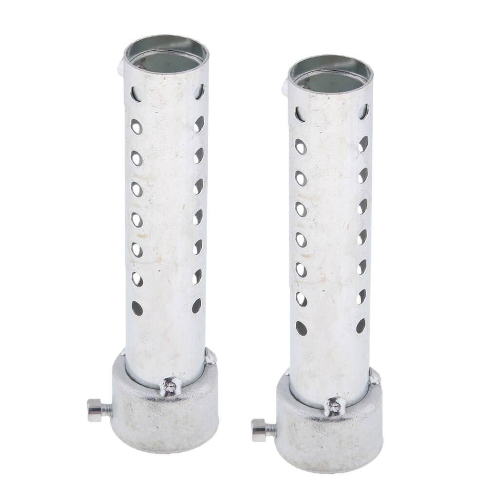 35mm Silver Motorcycle Exhaust Can Muffler Insert Baffle DB Killer Silencers