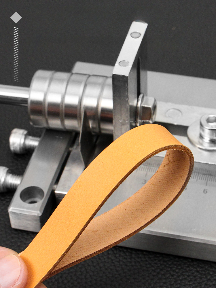 Metal Material Handmade Leather Cutting Machine DIY Handwork Making Leather Belt/shoulder Belt/watch Band Auxiliary Cutting Tool