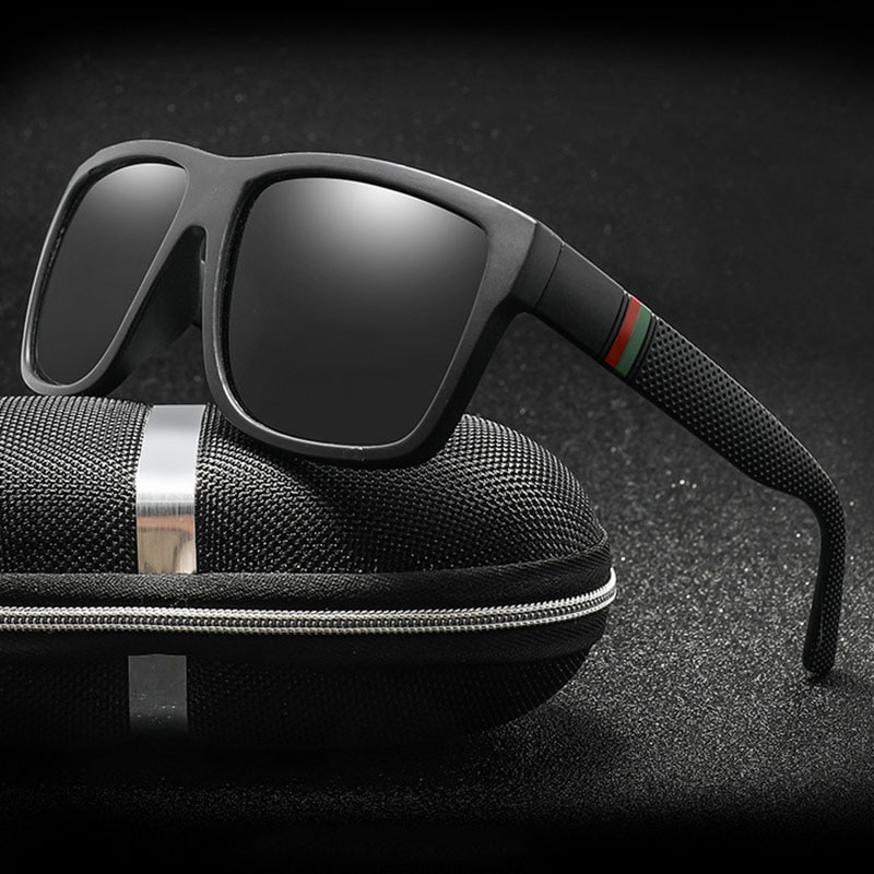 Luxe Gepolariseerde Zonnebril mannen Rijden Mannelijke Zonnebril Voor Mannen Retro Vrouwen UV400 Gafas