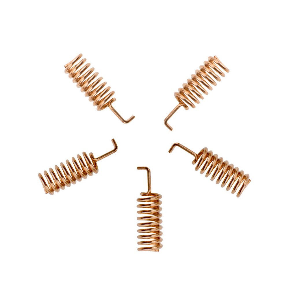 20 Stks/partij SW868-TH13 13 Mm Koper Lente Antenne 868 Mhz Spiraalvormige Antennes