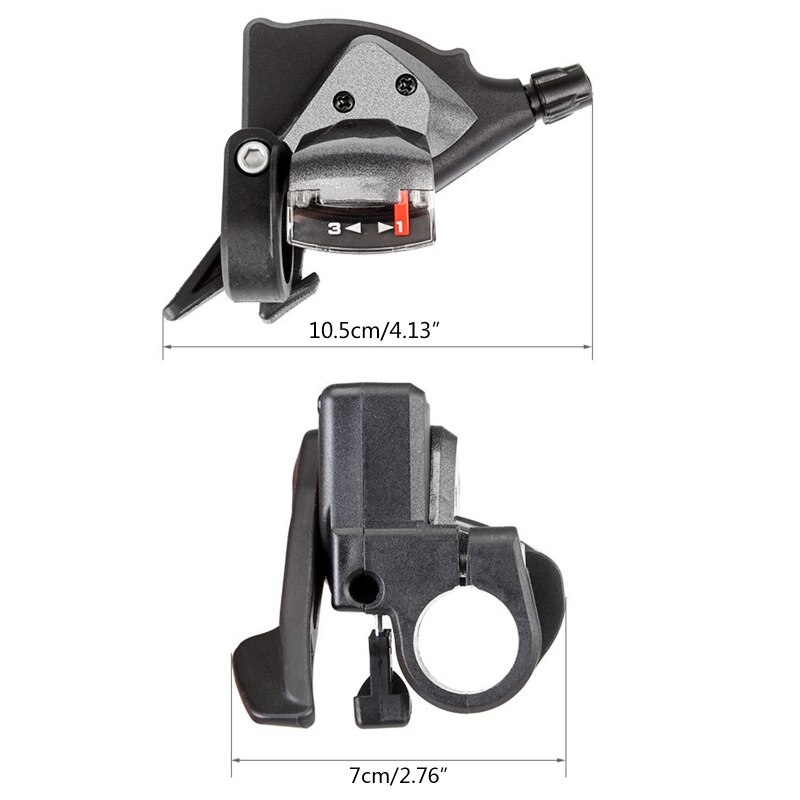 Mountain Bike Shifter 3 x 7/8/9/10/11Speed MTB Bicycle Gear Lever Set with Cable
