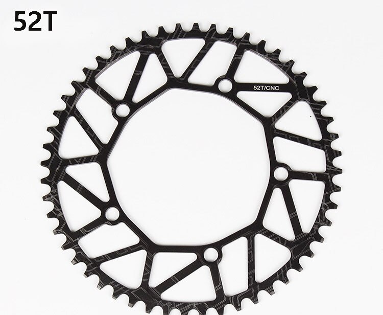 LP litepro Cogwheel left and right crank set Road bike folding car modification Single disc 130 BCD bicycle parts Including axis: 52T