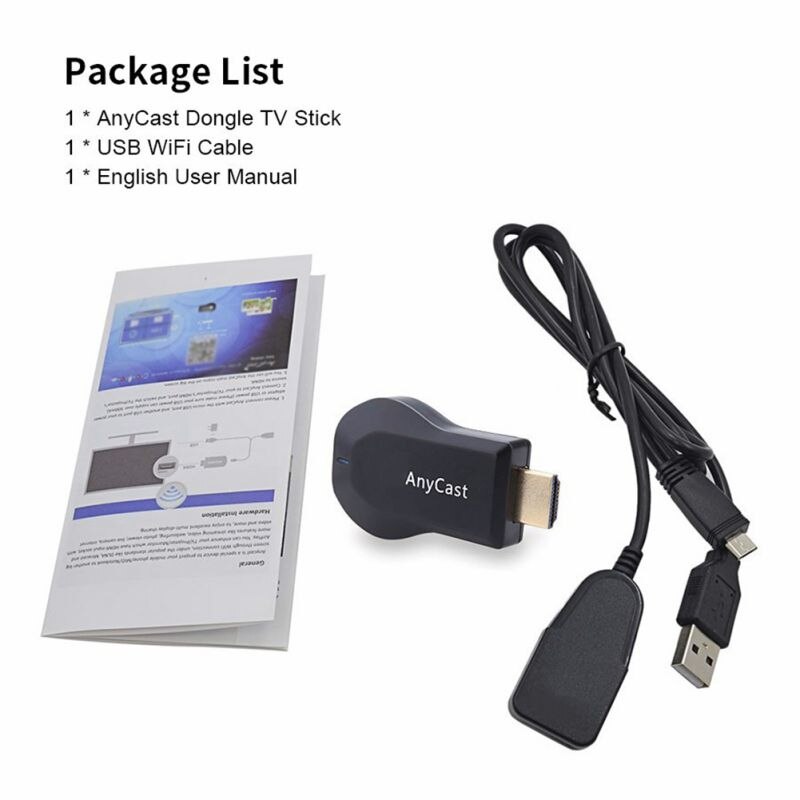 Newly 1080P WiFi Display Receiver DLNA AirPlay Mirror HDMI TV Stick Miracast Dongle