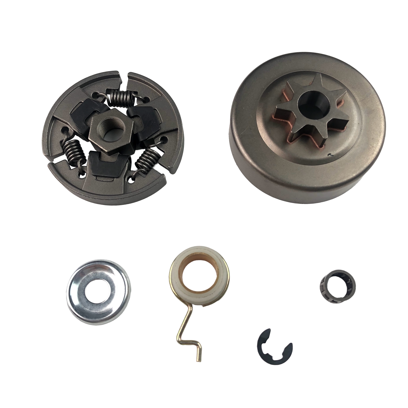 6 stück/set kupplungsbaugruppe  ms251 " teilung 0.325 7 zahnradscheibe für stihl  ms231 ms241 ms231c ms241c ms251c kettensäge 143 640 2002