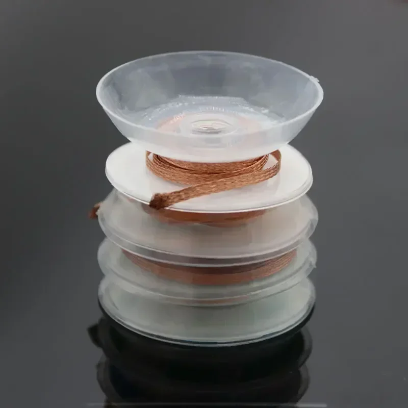 Mecha removedora de soldadura trenzada para desoldar, 1,5 M de ancho, 1,5, 2,5, 3,5, 4mm, cable de plomo, herramienta de reparación BGA