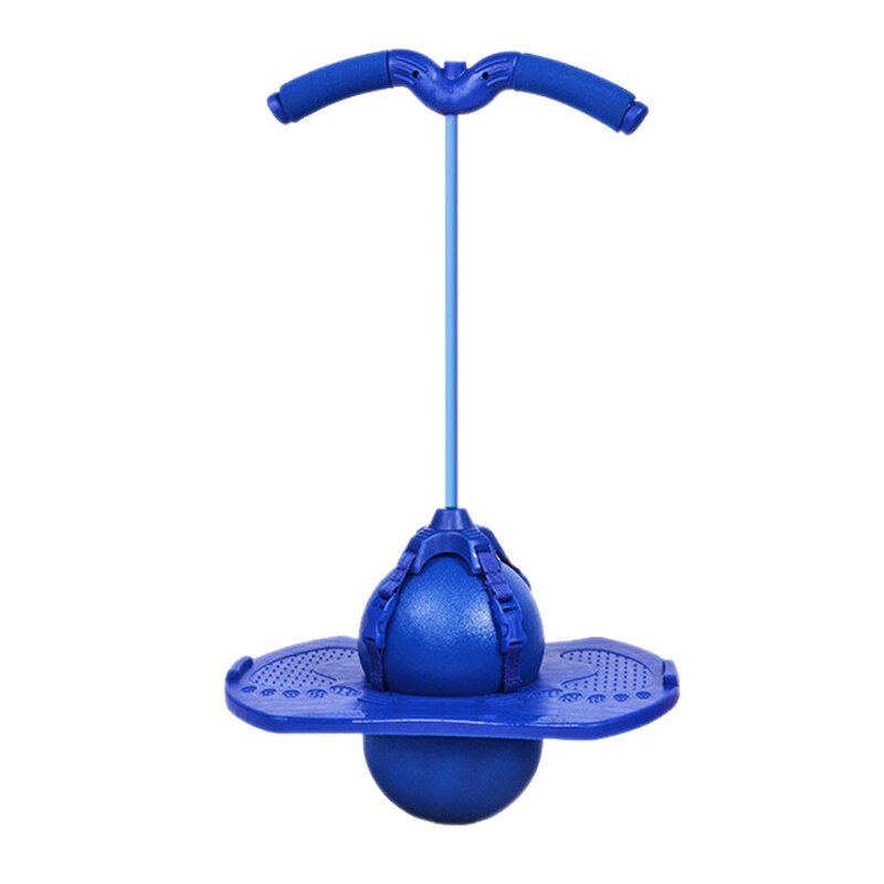 Balle rebondissante équipement de Fitness articles de sport balle de saut avec poignée enfants balle rebondissante pédale balle rebondissante: Blue