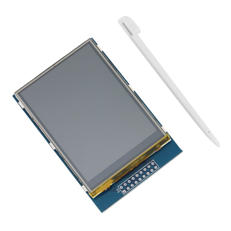 2.8Inch 240X320 Tft Lcd Module Screen Display Controller Voor Arduino Uno Met Resistive Contact Panel Diy Kit: Blauw