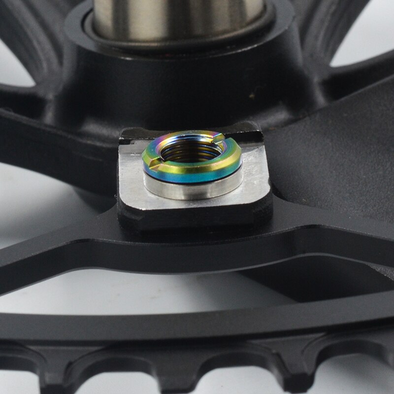 Onegoo – clous de frein à disque de vélo, 5 pièces, en titane, tapis de boulons de roue, plaque en alliage, vis de lavage, boulons de vélo de route, vtt