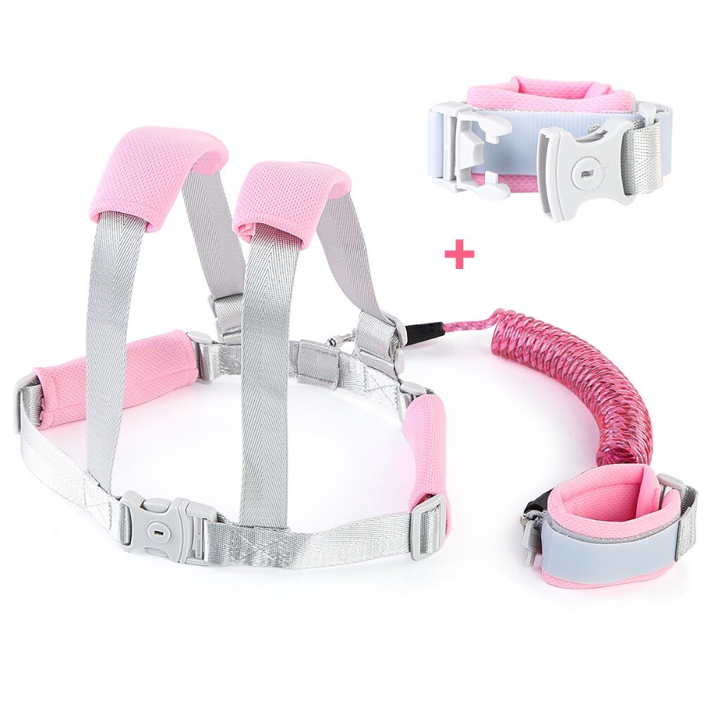 Puseky Anti Lost Wrist Link Toddler Safety Harness Outdoor Walking Kids Reflective Anti-lost Walking Harness Baby Harness Leash