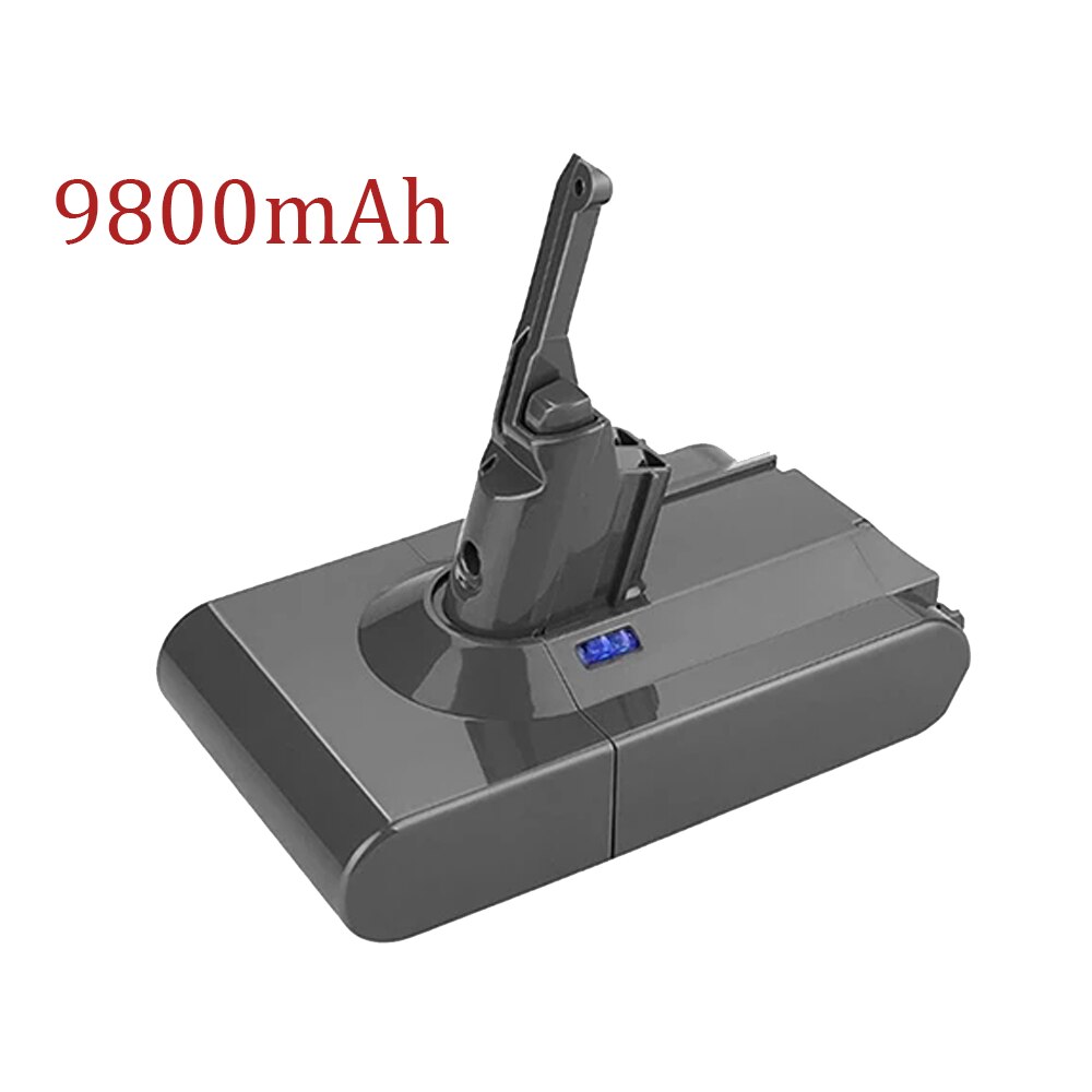 12800mAh 21.6V Battery For Dyson V8 Battery for Dyson V8 Absolute /Fluffy/Animal/ Li-ion Vacuum Cleaner rechargeable Battery L50: black
