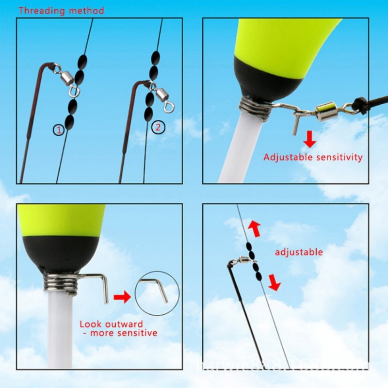 Draagbare Automatische Vissen Float Vissen Accessoires Snelle Vissen Bobber Set Visserijvlotter Apparaat Voor Vissen