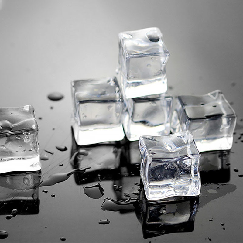 24 stück Von Whiskey Künstliche Eiswürfel Getränke Fotografie Kamera Anzeige Werkzeug Fotografie Requisiten Party Dekoration