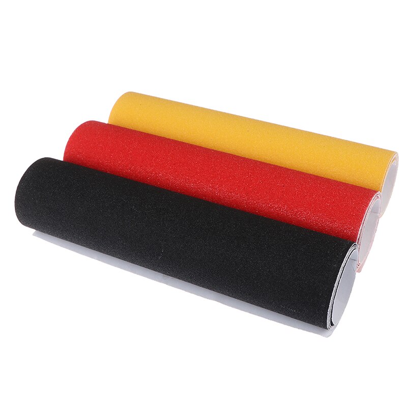 Klistermärke färgat sandpapper skateboardtillbehör halkfritt tyg klistermärken skateboard sandpapper för elskoter