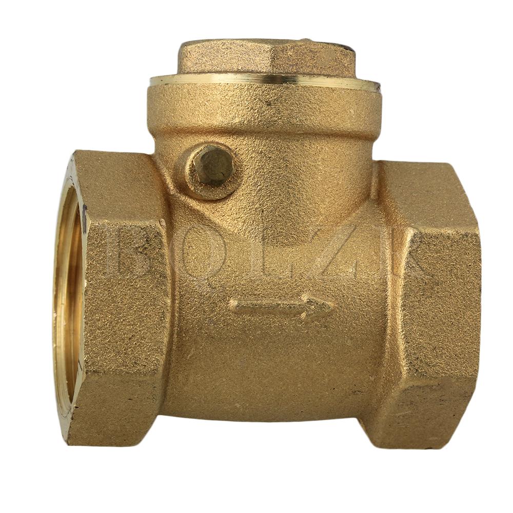 BQLZR 1''BSPP Brass Thread Female Swing Check Valve DN25 with 32mm Thread