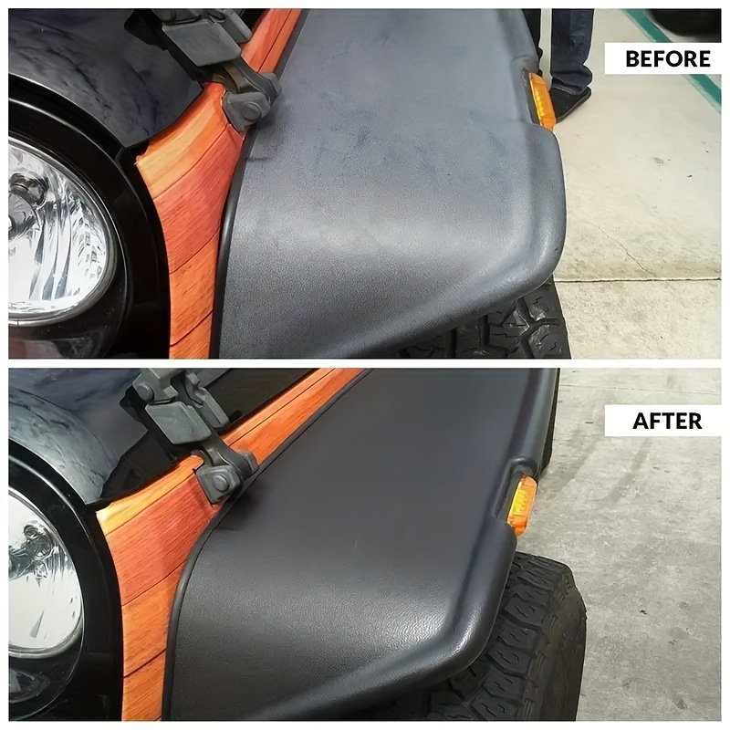 Restaurador de plástico para motocicleta, productos de limpieza de coche con brillo negro, renovador de revestimiento de reparación y pulido automático para detalles de coches