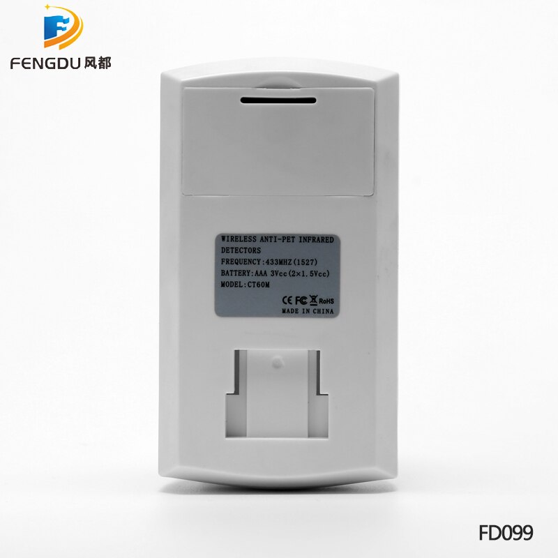 Wireless 433MHz PIR Motion Sensor Pet Immune Motion Infrared Detector Below 25KG Aminal For Home Safety Alarm System