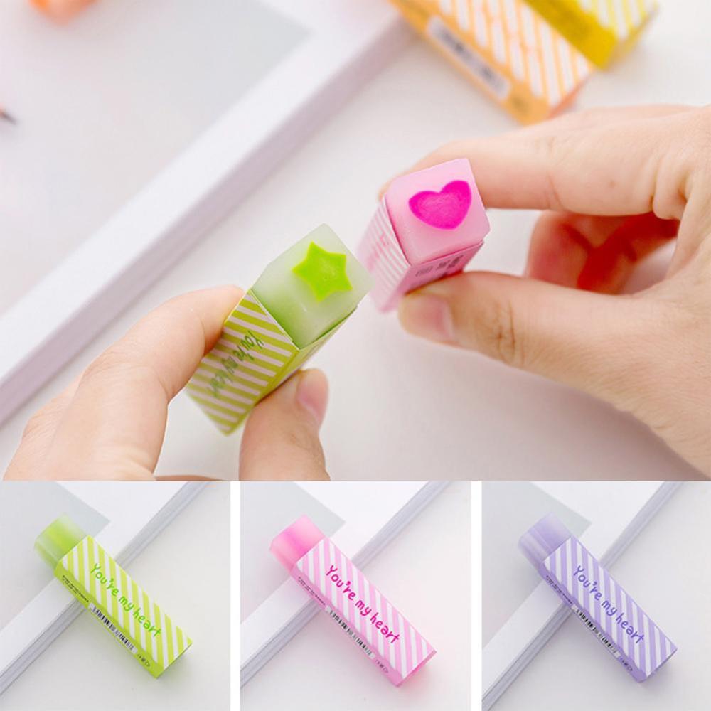 1Pc Gum Potlood Tekening Gereedschap School Gummen Levert Gum Voor Kinderen Potlood School Kids Items leuke Rubb Q3P6