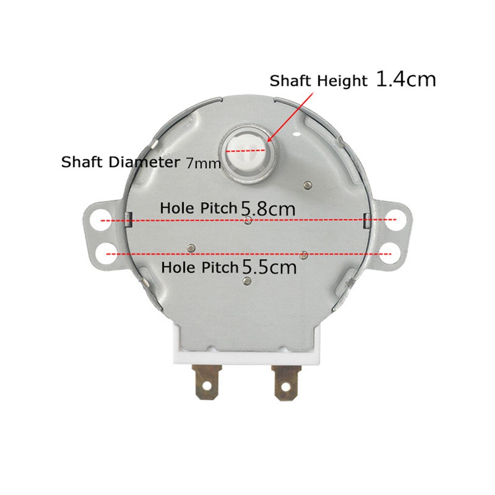 For Galanz SS-5-240-TD 220V Microwave Oven Synchronous Motor Turntable Motor For Galanz SS-5-240-TD Microwave Oven Parts