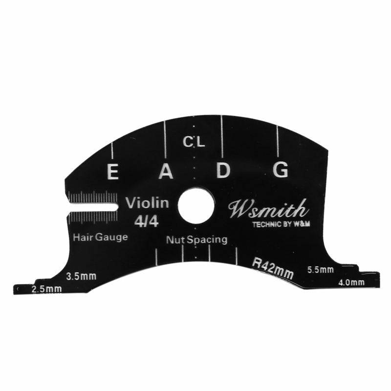 Violin Bridges Multifunctional Mold Template 4/4 Violin Bridges Repair Reference Tool Fingerboard Scraper Making Tool