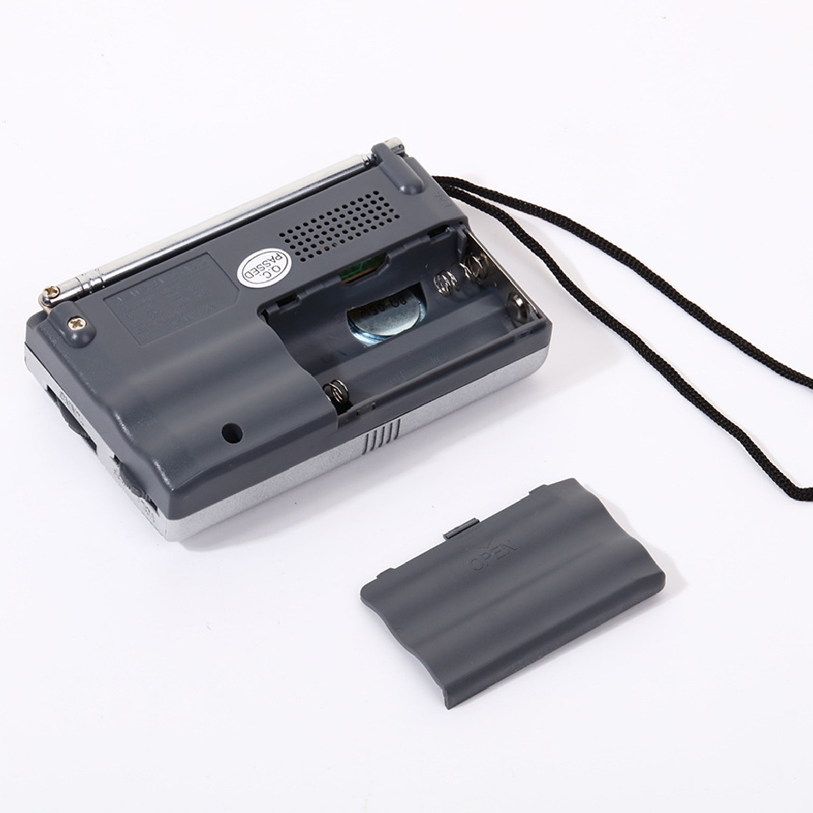 Mini Rádio Portátil Digital Portátil, AM, FM, Leitor MP3, Stonego, Suprimentos de Dispositivos, Rádio de Onda Completa para Pilhas AA