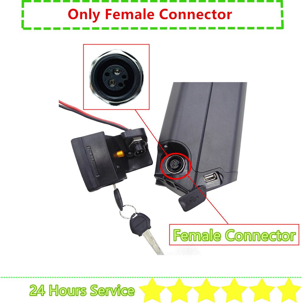 Reention Batterie Stecker dorado Batterie Stecker Verbinder Unterseite Montage Basis Montieren Stecker dorado Max Plus Profi Mini 21700: weiblich Verbinder