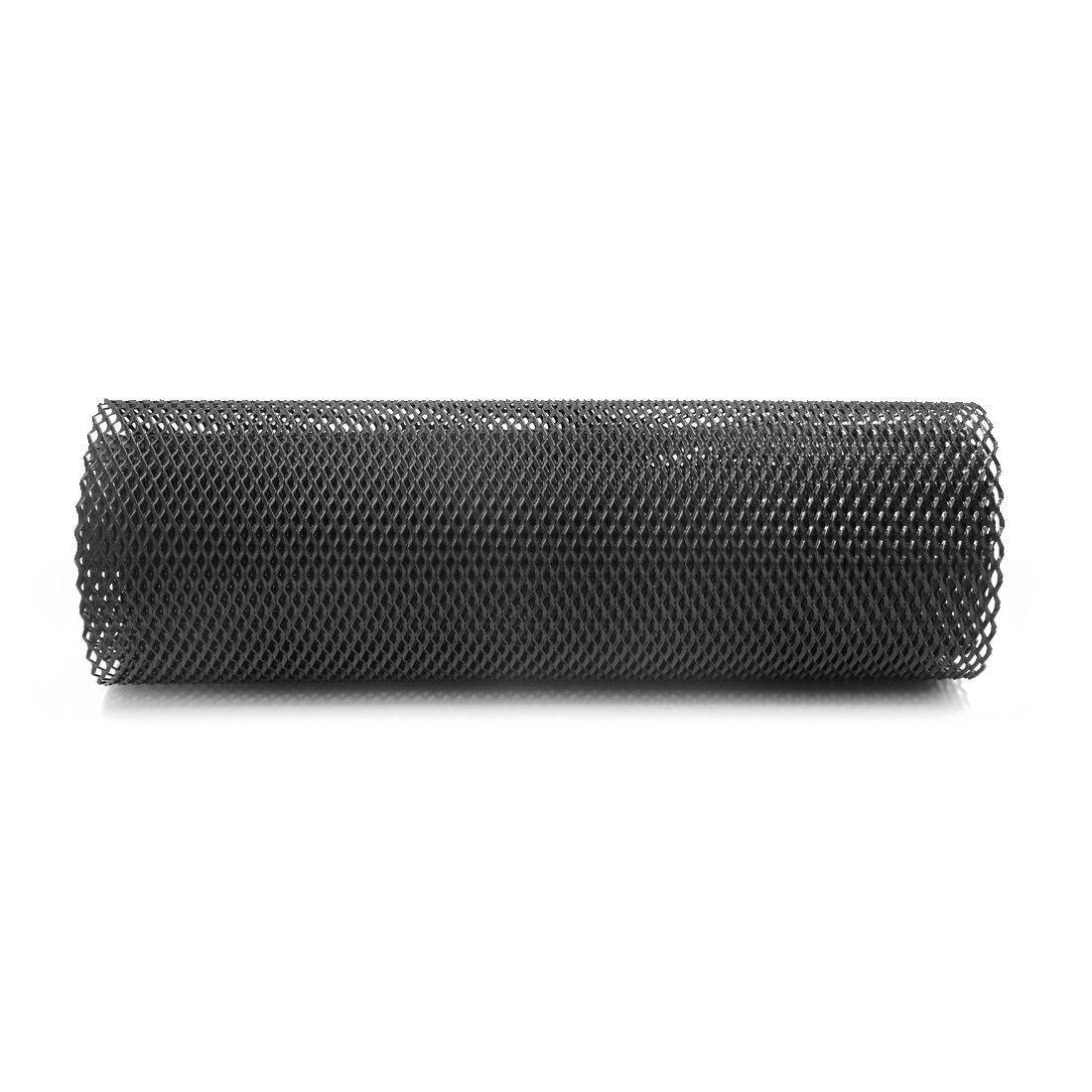 Legering bil nät galler tillbehör bil svart galler mesh plåt aluminium front