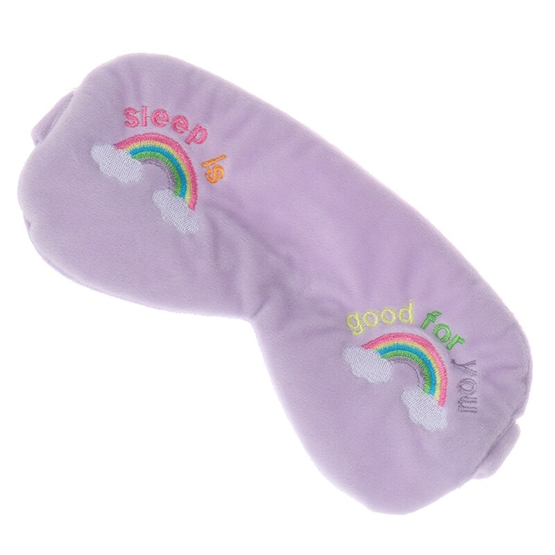 Masque pour les yeux de sommeil couverture pour les yeux ombre Patch pour les yeux multi-usage maquillage bandeau broderie velours bandeau pour les cheveux doux Portable bandeau: as pic