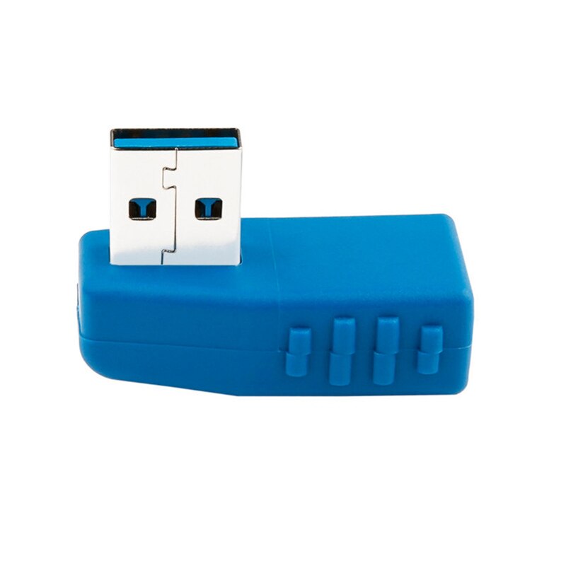 Adaptador de enchufe USB 3,0 de alta velocidad tipo A, conector macho A hembra, convertidor Flexible de arriba, abajo, derecho, Izquierdo,