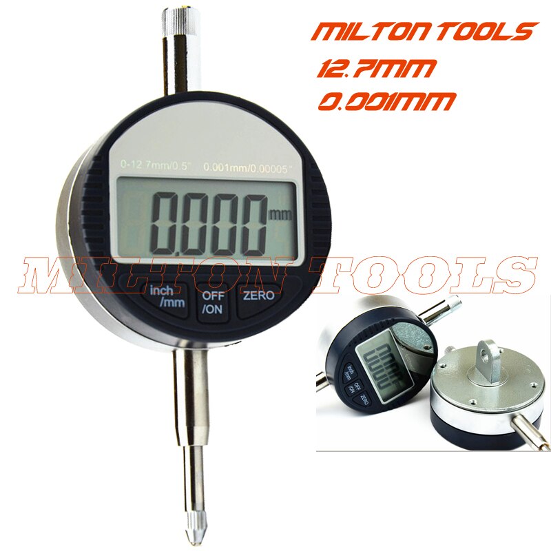 4size Micron digital indicator 12.7mm 25.4mm Electronic Micrometer Digital Micrometro Metric/Inch 0-12.7mm/0.5" Dial Indicator