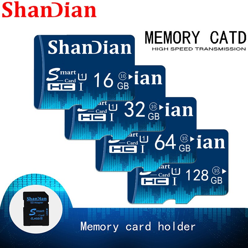 SHANDIAN Smartsd 64GB Class 10 High Speed Memory C... – Grandado