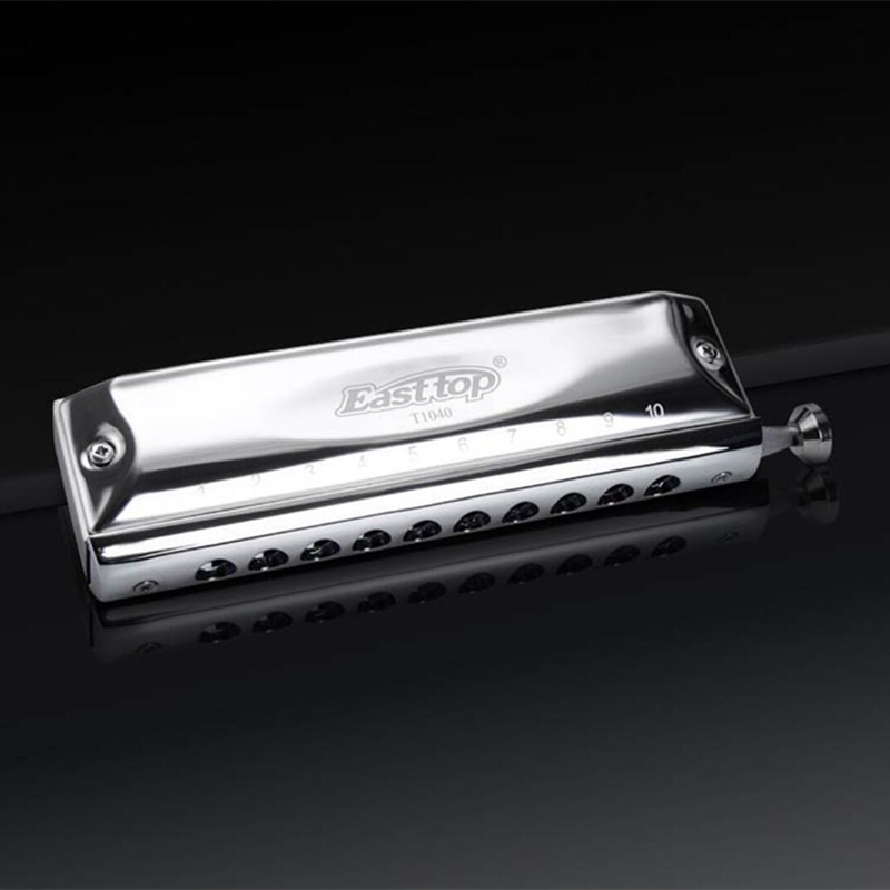 T1040 Upgraded Easttop Chromatic Harmonica 10 Hole Harp Armonica Cromatica Mouth Ogan gaita musical instrument