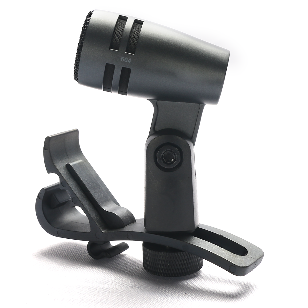 E604 Dynamic Series Cardioid Instrument Przewodowy mikrofon perkusyjny e 604 ze stojakiem z ramieniem zaciskowym do profesjonalnego nagrywania