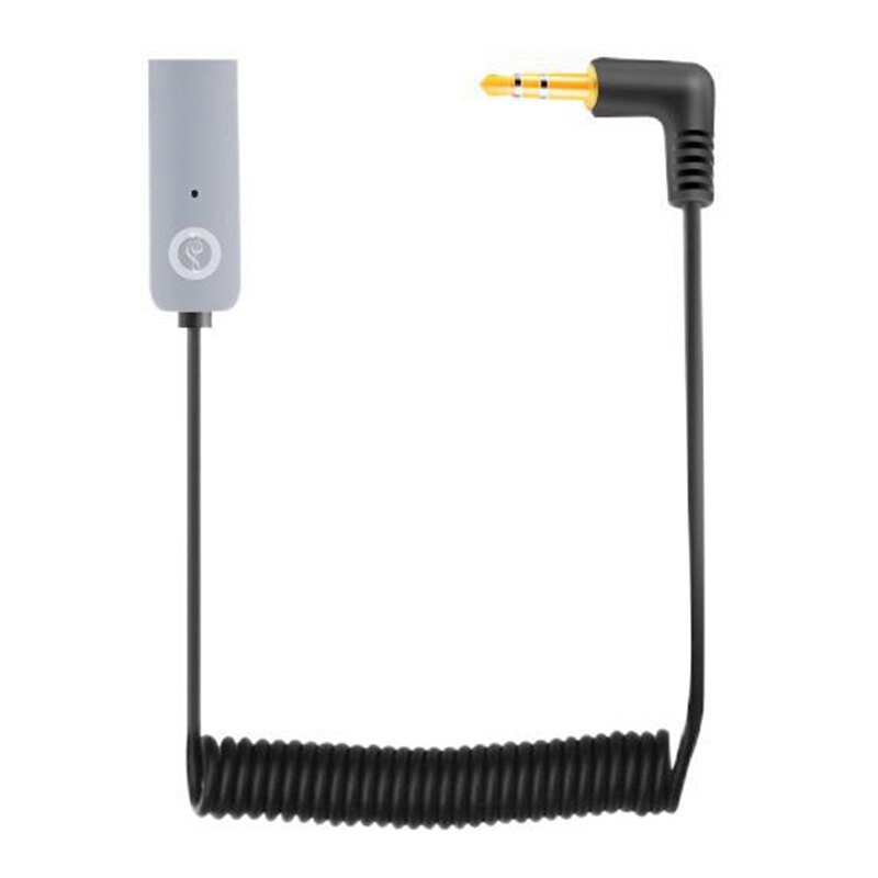 Auto Bluetooth Adapter 3.5Mm Jack Usb Bluetooth5.0 Ontvanger Speaker Car Handsfree Car Kit Audio Muziek Zender: Black