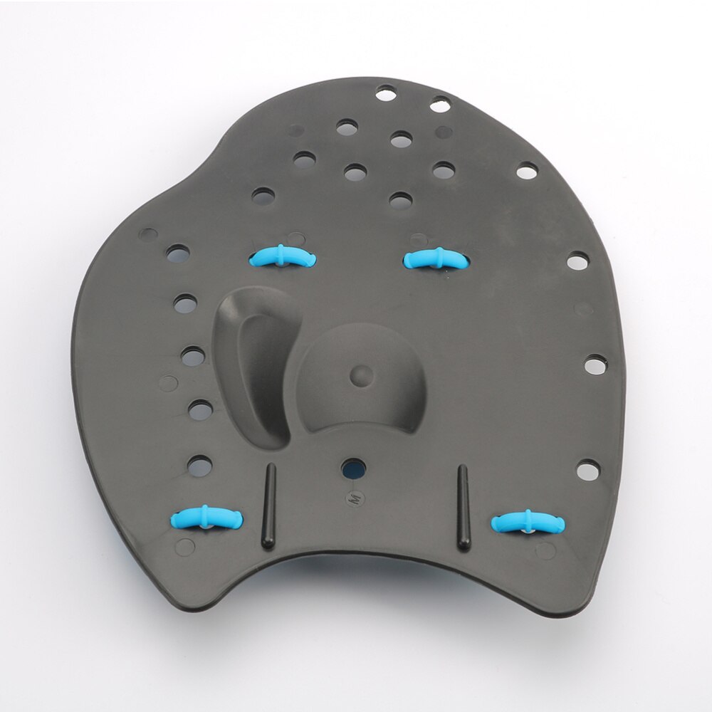 1 Pair Swim Paddle Hand Paddles for Trainng Swimming Beginners Adults Kids Size (Blue)