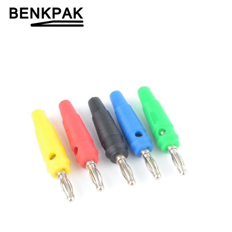 5pcs 4MM Banana Plug Audio Speaker Connectors Amplifier Speaker Binding Post 4mm Banana Jack Plug For Cable Terminals: 5pcs mixed colors