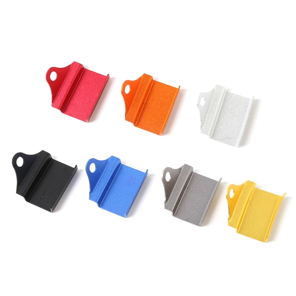 Motorcycle Electronic Clock Thermometer Voltmeter Bracket CNC Aluminum Square Voltmeter Tachometer Motorcycle Meter Bracket